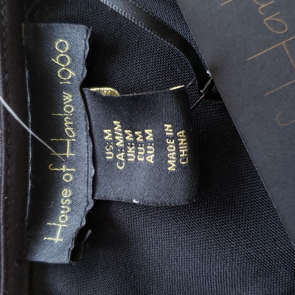 House of Harlow satiny keyhole top - Picture 6 of 8